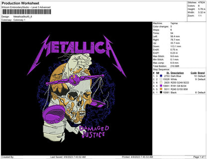 Metallica Skull