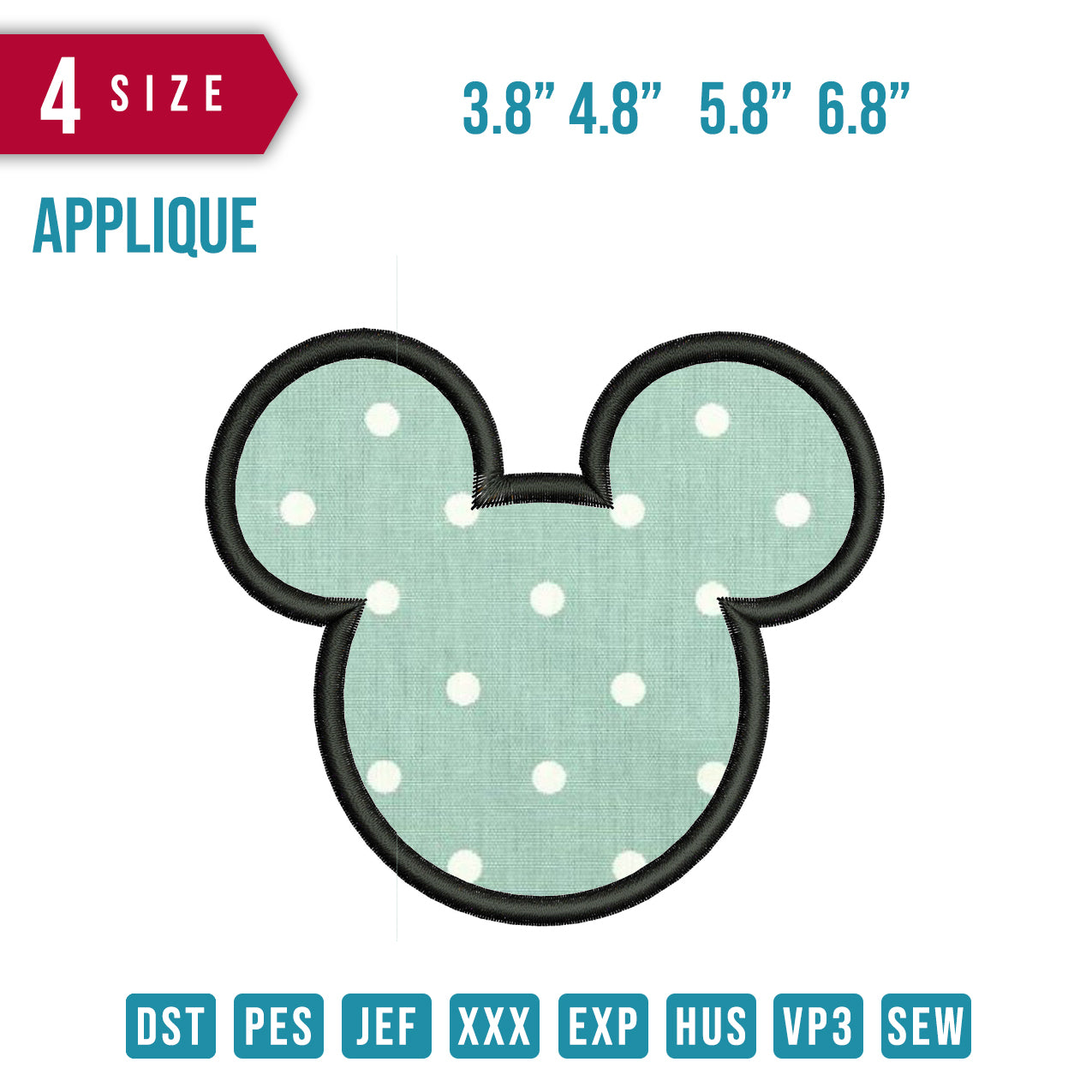 Mickey Mouse Applique
