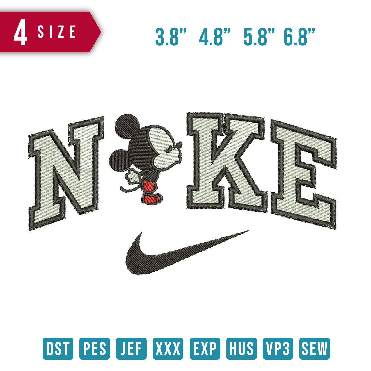 Nike Mickey Kiss Left – Embrobuy