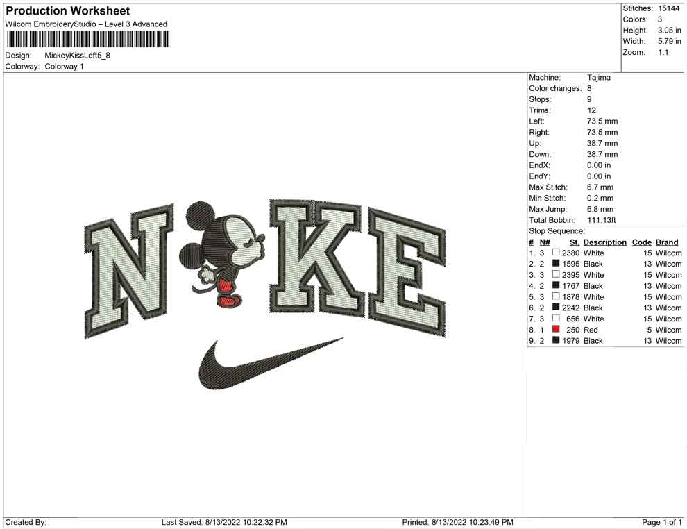 Nike Mickey Kiss links