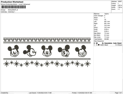 mickey motif