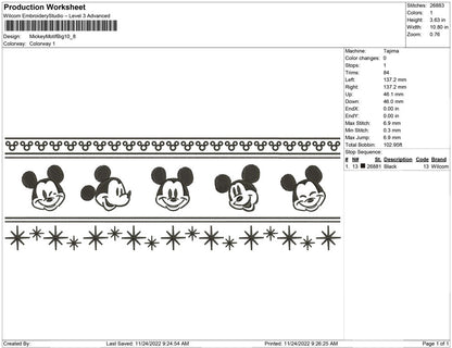 mickey motif Big