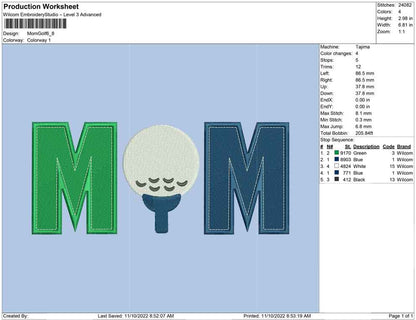 Mom Golf