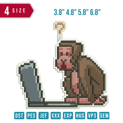 Monkey  pixel nft