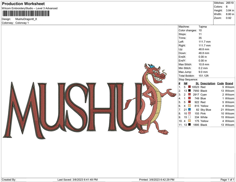 mushu dragon