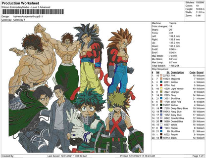 My hero academia group B BIG size