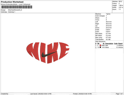 Nike Heart Swoosh