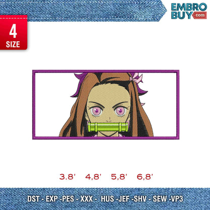Nezuko Rectangle wide
