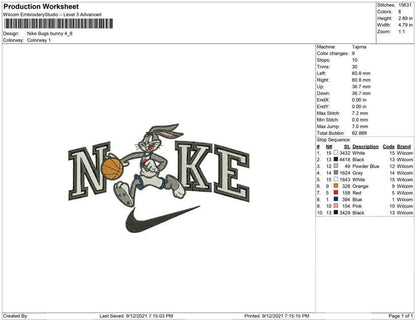 Nike Bugs Bunny