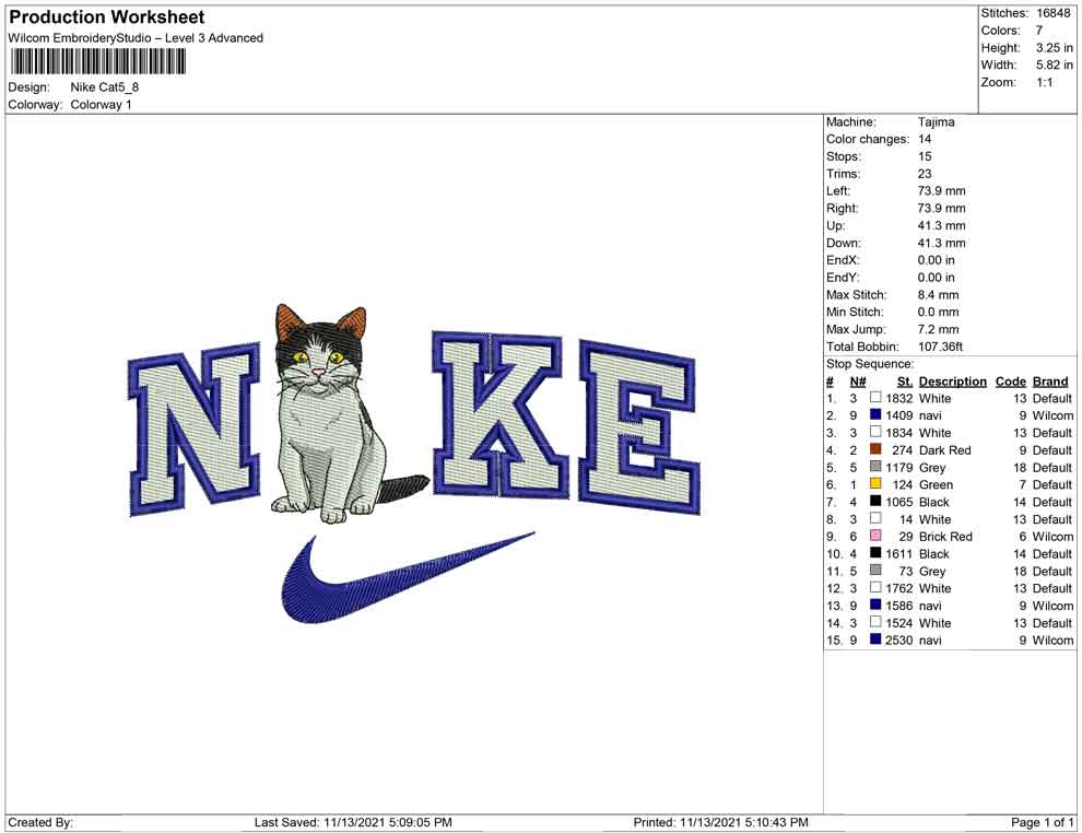 Nike-Katze