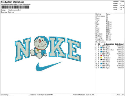 Nike Doraemon
