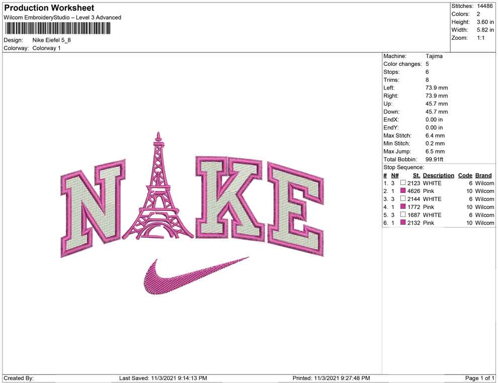 Nike Eiffel