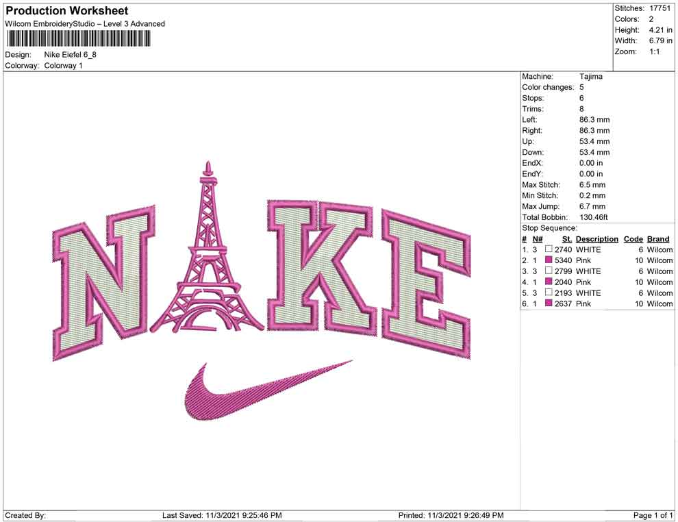Nike Eiffel