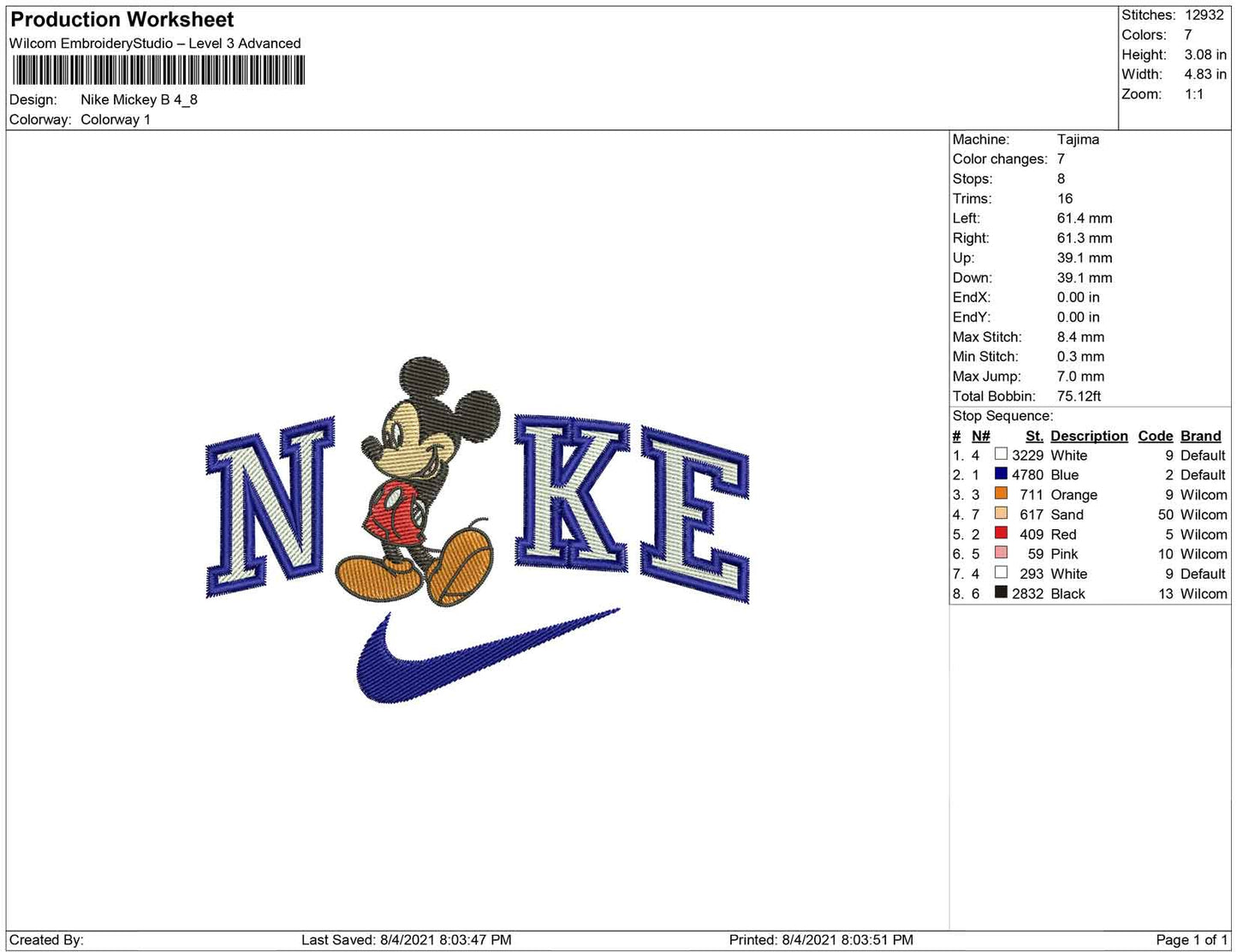 Nike Mickey B