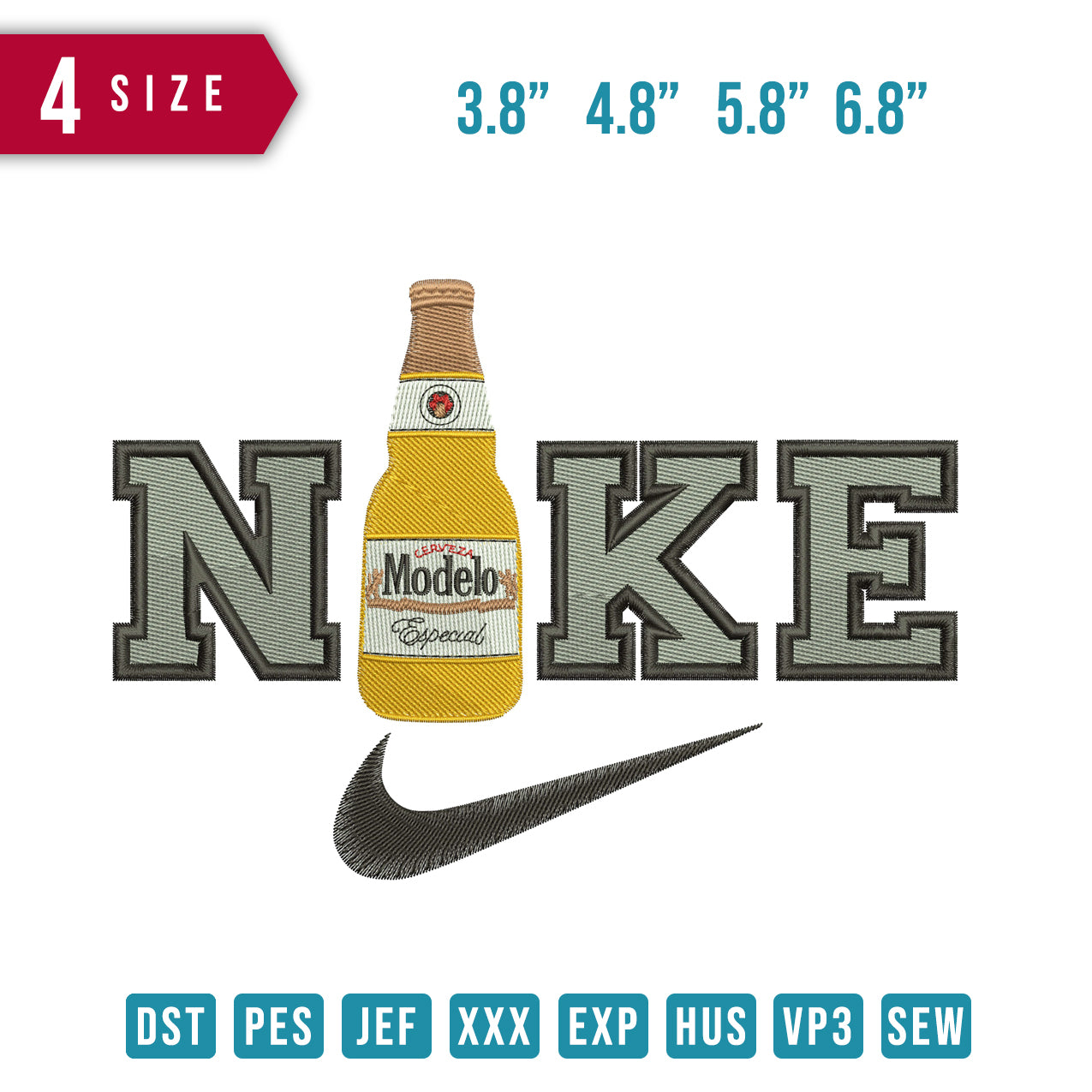 Nike Modelo Glass Bottle