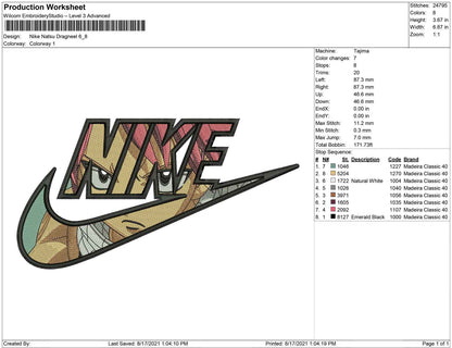 Nike Natsu Dragneel