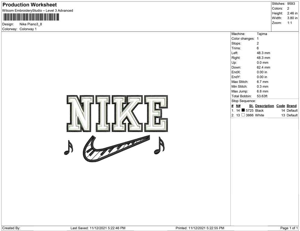 Nike-Klavier