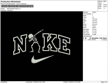 Nike Skeleton Dubb