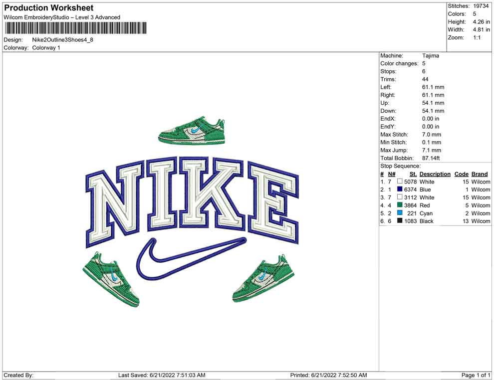 Nike 2 outline 3 shoes