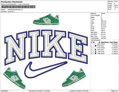 Nike 2 outline 3 shoes