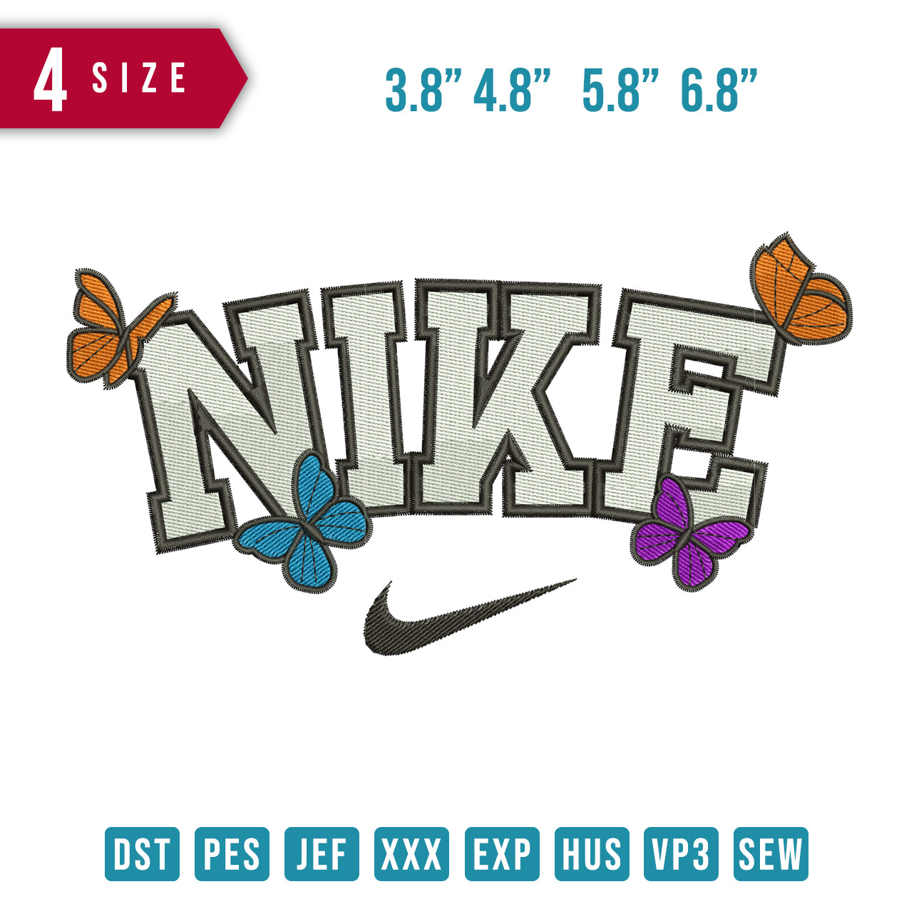 Nike 4 butterflies