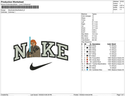 Nike Anakin Sky Walker