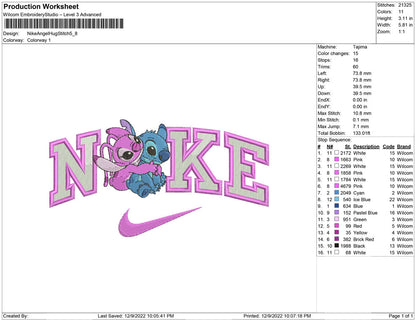 Nike Angel Hug Stitch
