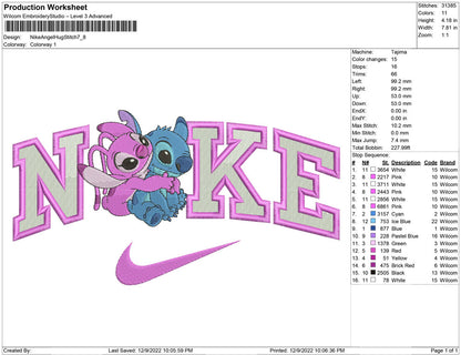 Nike Angel Hug Stitch