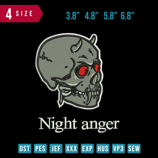 Night Anger Skull