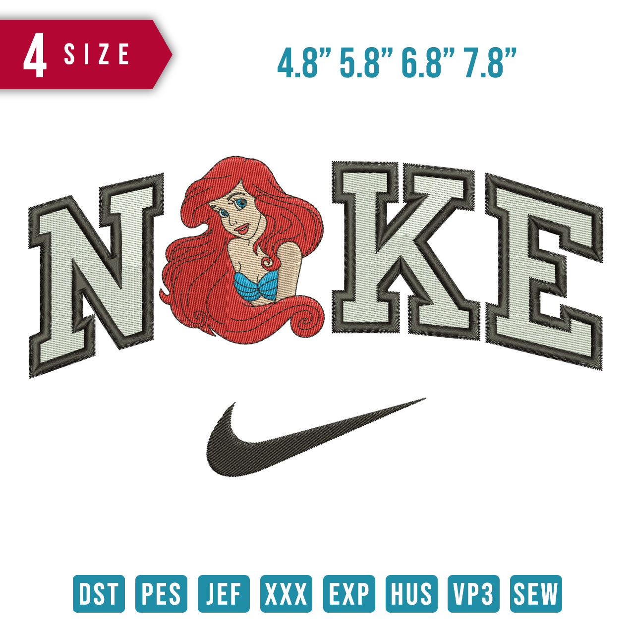 Nike Ariel mermaid