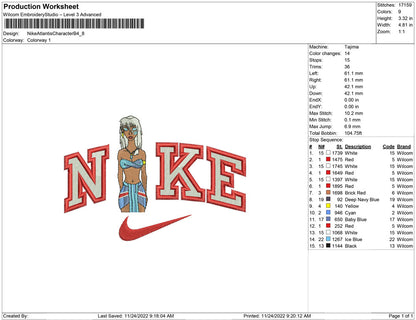 Nike Atlantis Character B