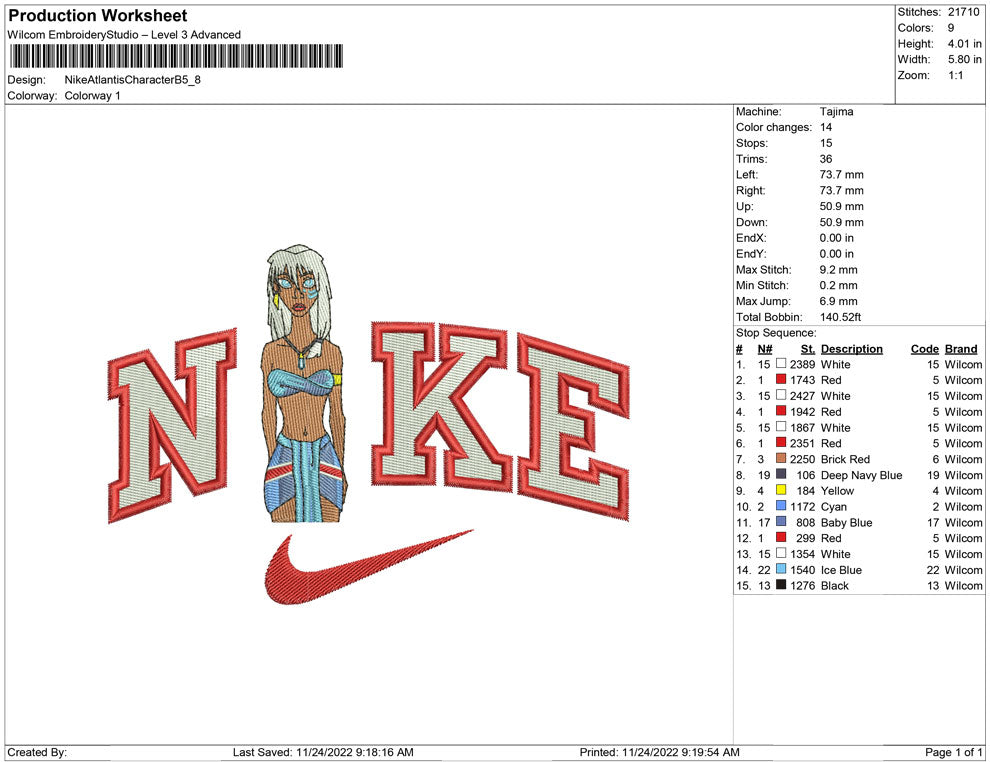 Nike Atlantis Character B