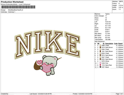 Nike Baby Bear Heart