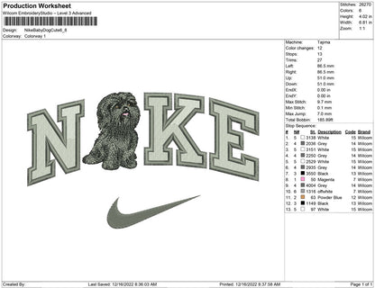 Nike Baby Dog cute