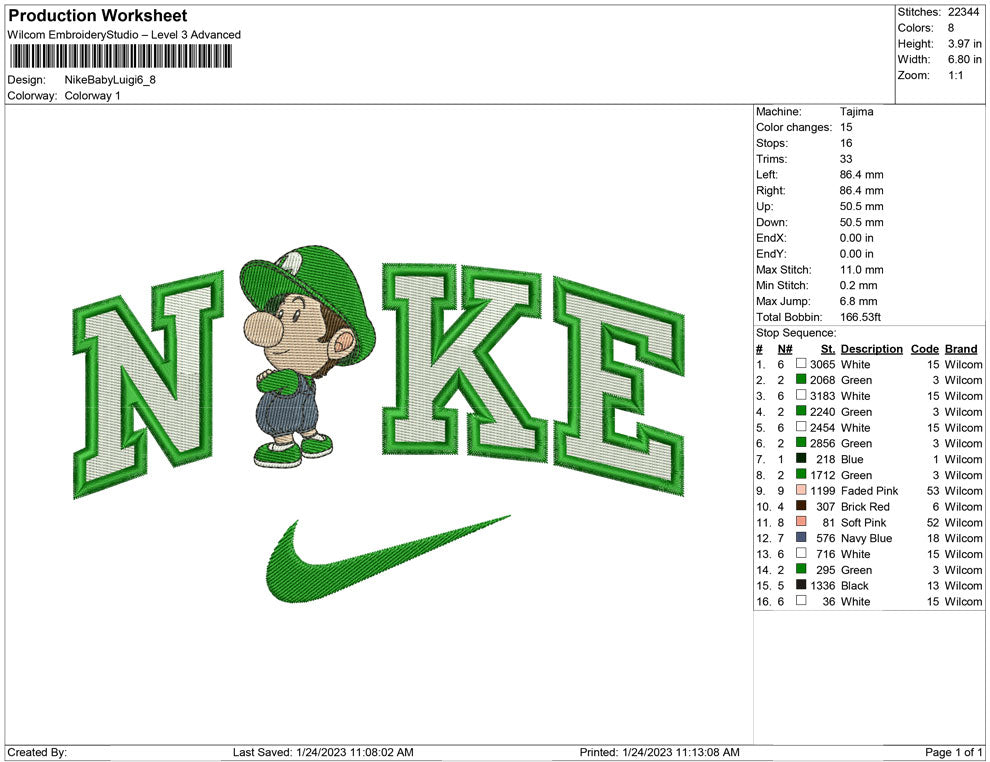 Nike Baby Luigi