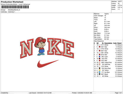 Nike Baby Mario