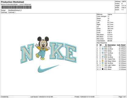 Nike Baby Mickey