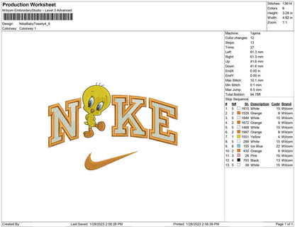 Nike Baby Tweety