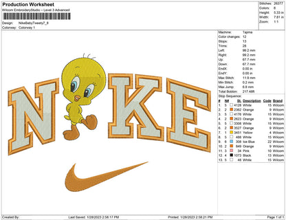 Nike Baby Tweety