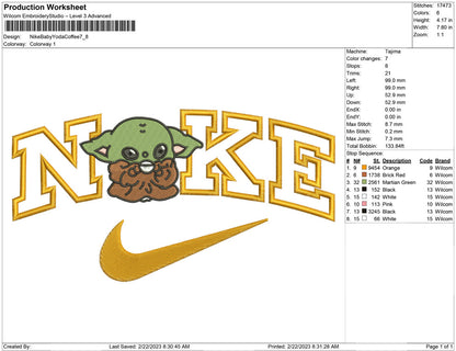 Nike Baby Yoda Coffee