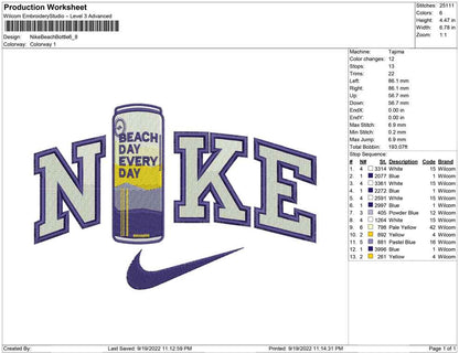 Nike Beach Bottle