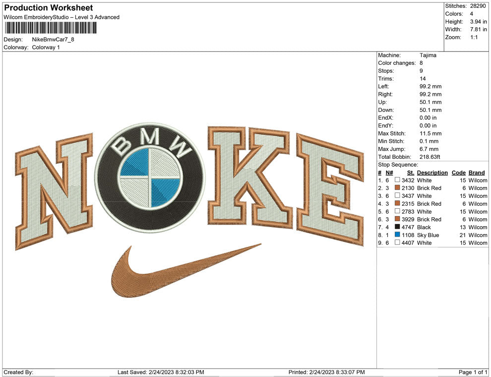 Nike BMW car logo