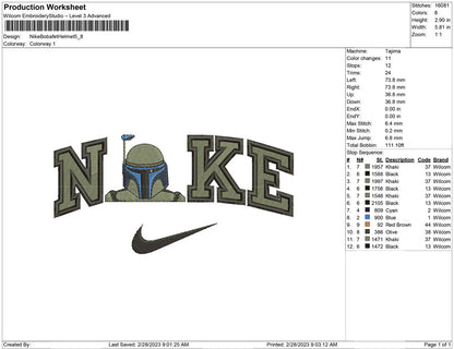 Nike Bobafet helmet