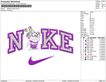 Nike Boo Turtle Lines