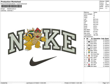 Nike Bowser