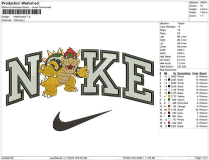 Nike Bowser
