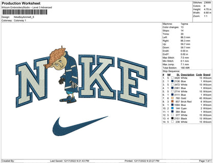 Nike Boy Anime