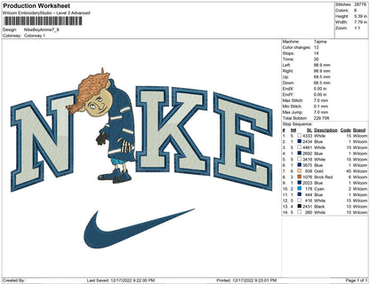 Nike Boy Anime