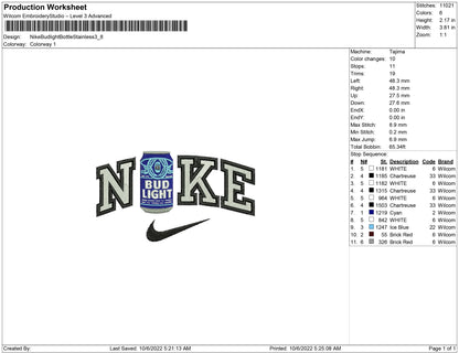 Nike BudLight Stainless Bottle