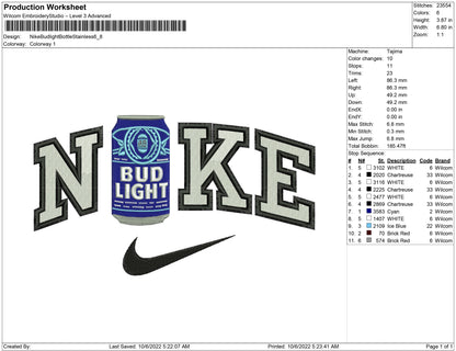 Nike BudLight Stainless Bottle